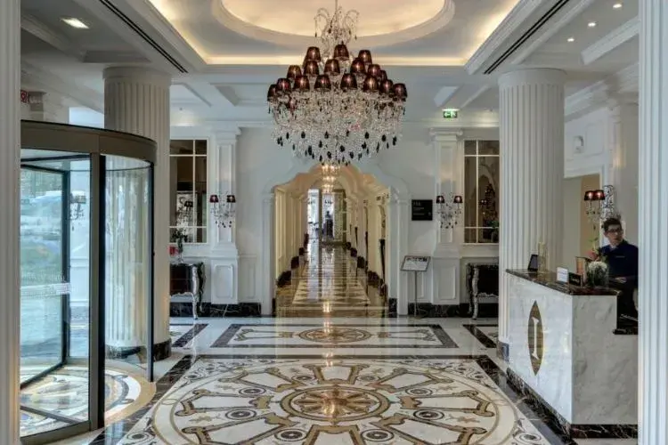 Best hotels in Porto: Reception at the Intercontinental Hotel, Porto, Portugal